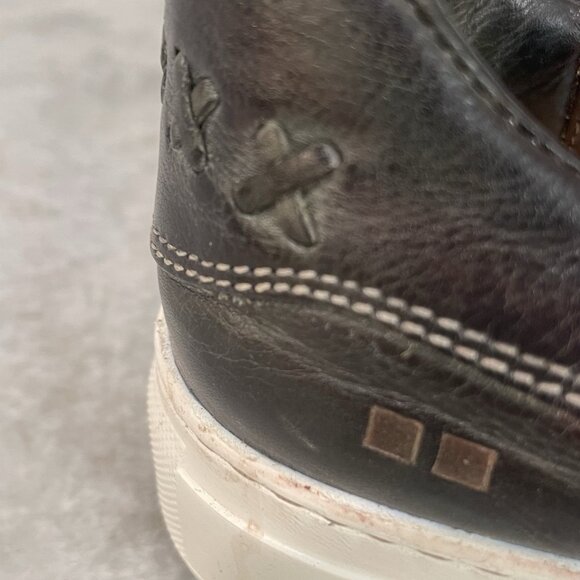 Bed Stu Azeli Sneakers Womens 10 Rust Red Contrast Color Leather Lace Up Shoes - Picture 6 of 11